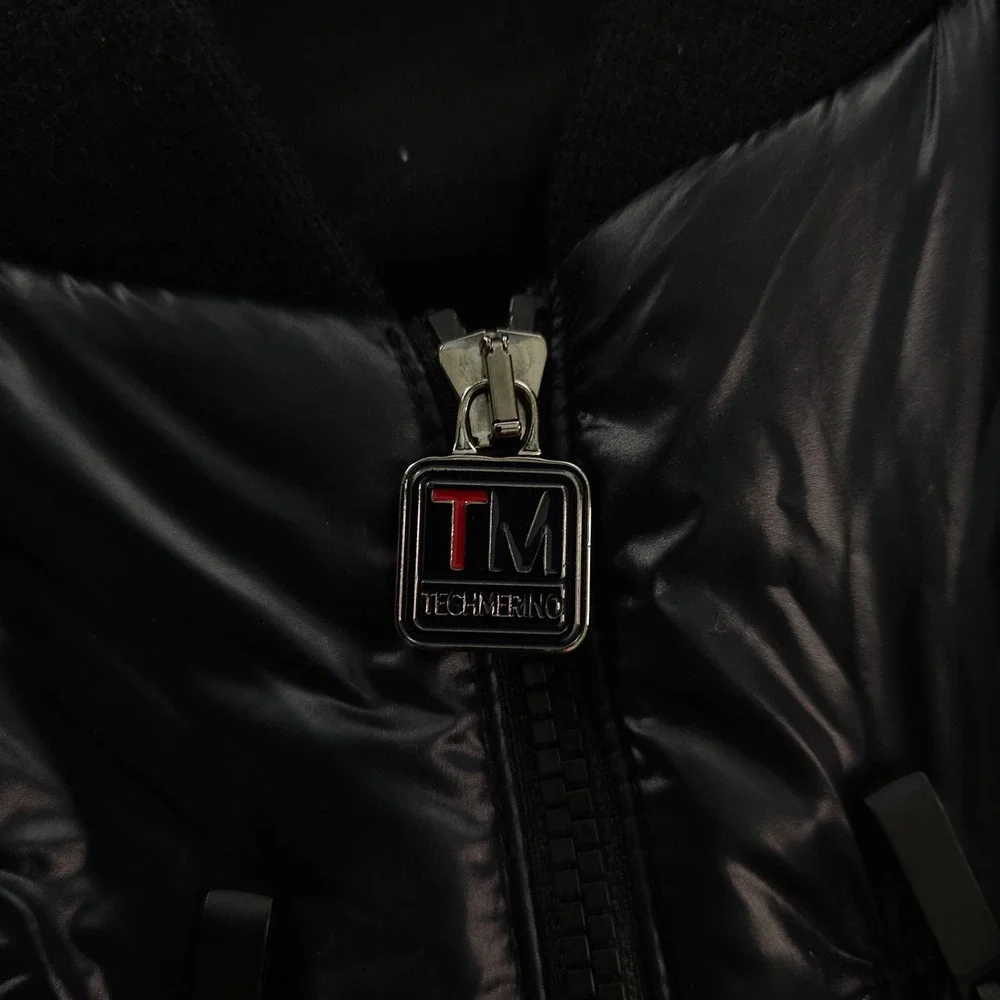 Z Zegna TechMerino Black Quilted Zip Vest Wool Mixed Media Luxury Gilet 3XL - Picture 7 of 15